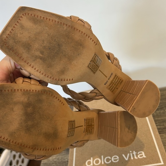 Dolce Vita Paily Braided Mule Heel in Blush - Picture 8 of 9